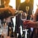 Wine is poured into a glass